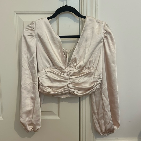 Endless Rose blush pink blouse - Picture 1 of 4